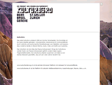 Tablet Screenshot of kulturbuero.ch