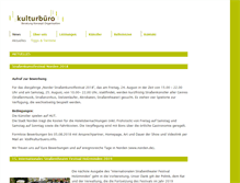 Tablet Screenshot of kulturbuero.info